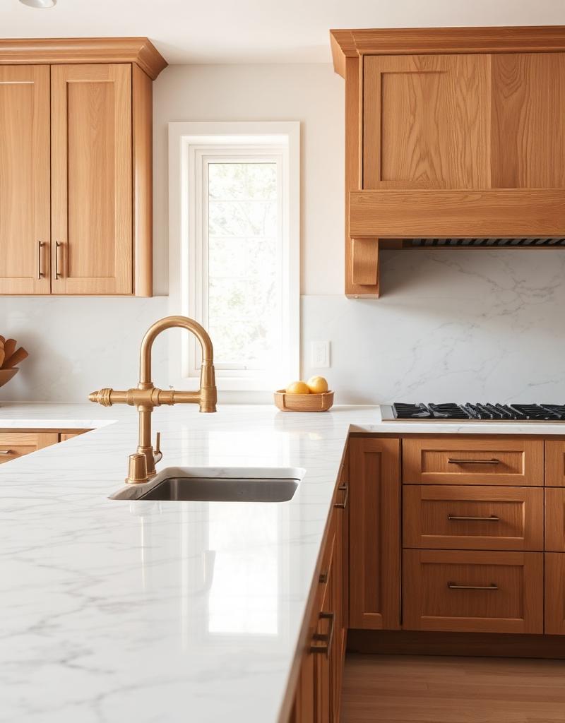 Finished interior detail: trim, cabinetry and hardware